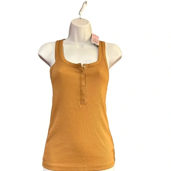 NWT Wild Fable Brown Racer Back Tank Top - Size Medium - Picture 1 of 3